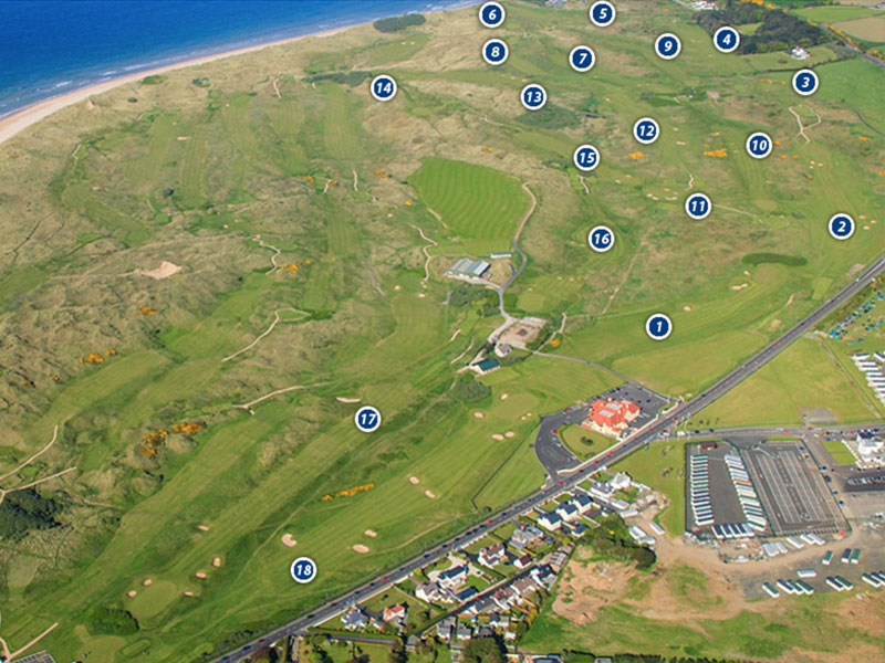 The British Open Event Map